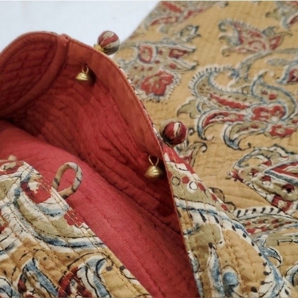 Sam Hilu Vintage Mandarin Quilted Floral Jacket, XS - Picture 10 of 11